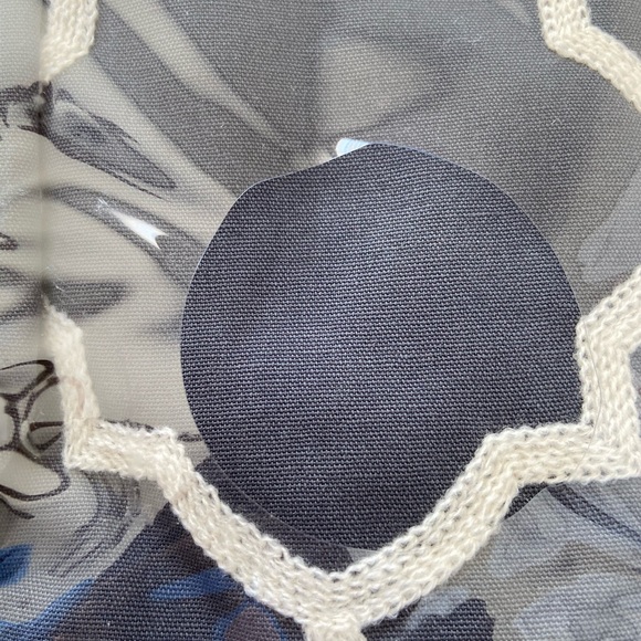 MorganHome Abstract Throw Pillow Cover in blue set of 2 - Picture 3 of 4